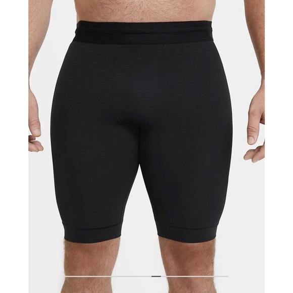 Nike Yoga Dri-FIT Infinalon Shorts CJ8018-010 Men’s Black XL Tall NWT - Picture 9 of 12